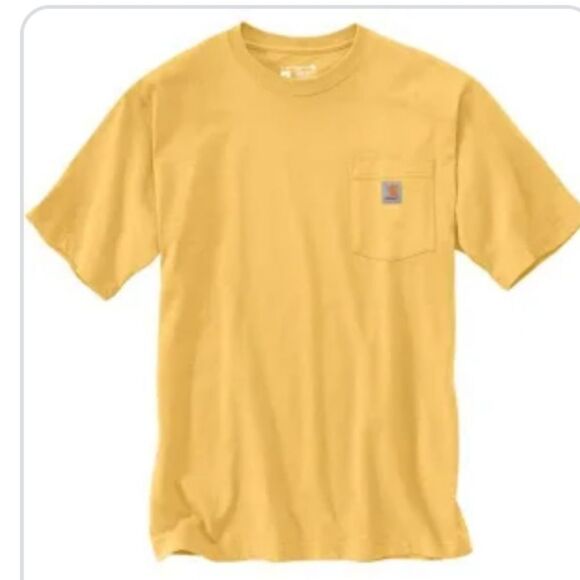 Carhartt Loose Fit Heavyweight S/S Pocketed T-Shirt- Sundance Heather - Picture 2 of 5